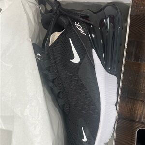 Nike Black and White Air Max 270 Sneakers